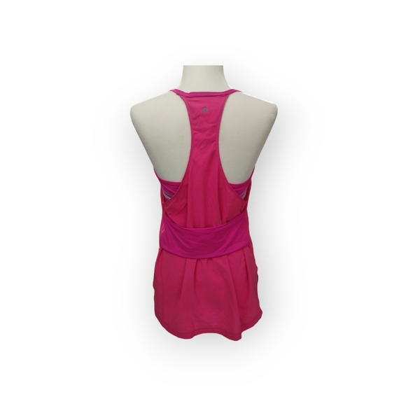 Lululemon Amped Up Tank Top Raspberry Glo Light Groovy Multi Stripe - Picture 3 of 10
